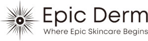 EpicDerm skincare brand logo